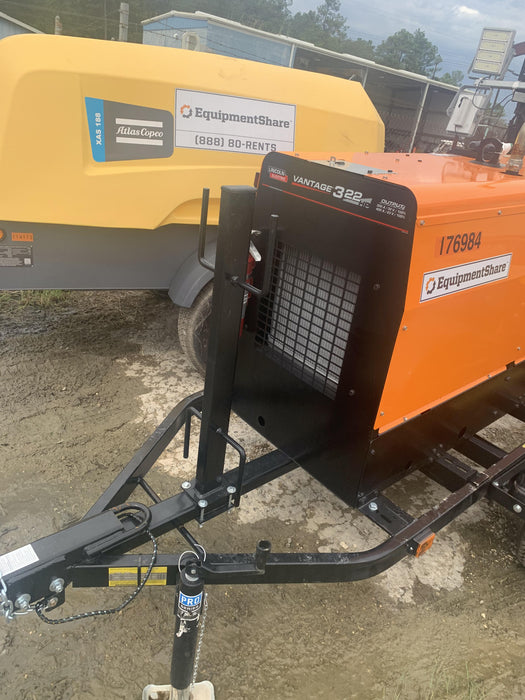 2021 Lincoln Electric Vantage 322 Vantage 322 Ready Pak 3 w/ Decals, ORANGE (includes trailer, cable rack, fender light kit) NO Telematics