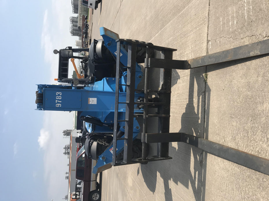 2018 Genie GTH-1056 Genie GTH-1056 w/Open ROPS, Solid Tires, Work Light/Beacon, 60" Carriage and Forks