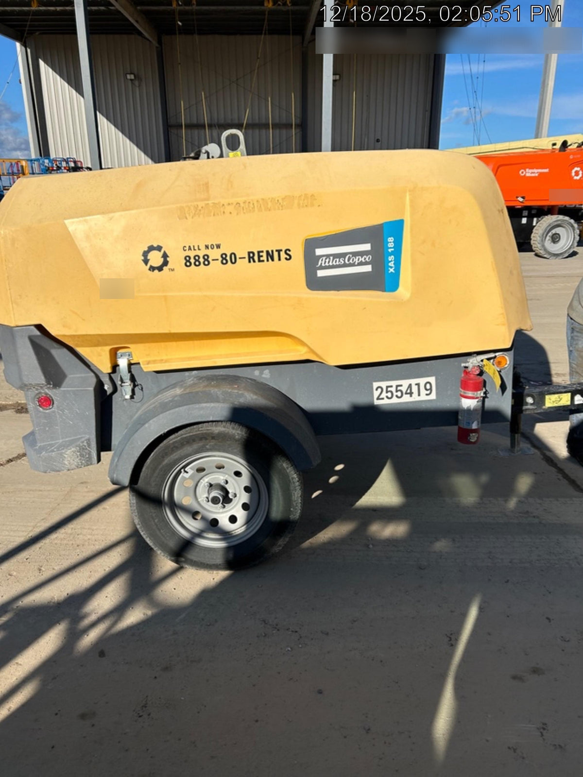 2022 ATLAS COPCO XAS188 CWK