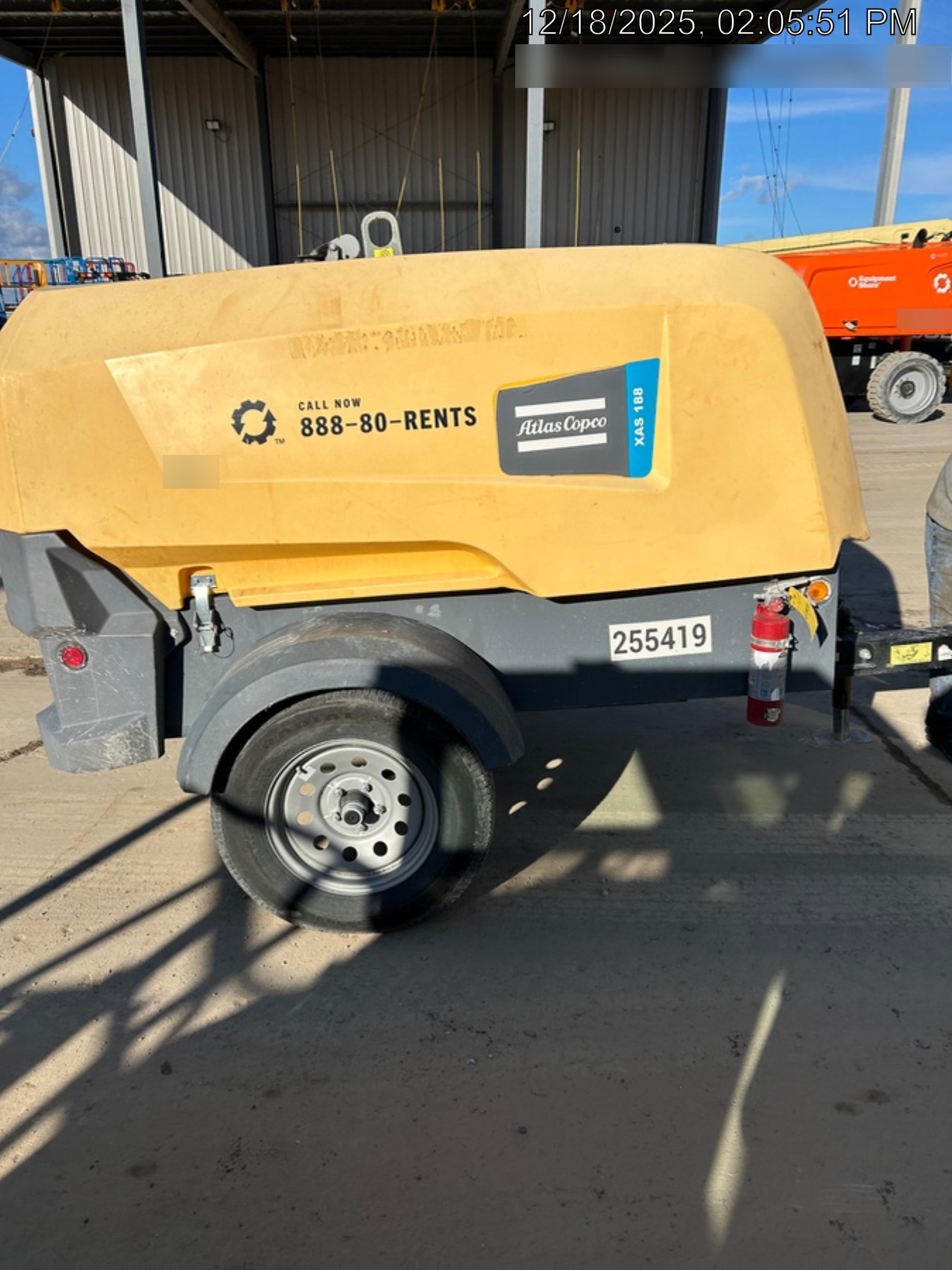 2022 ATLAS COPCO XAS188 CWK