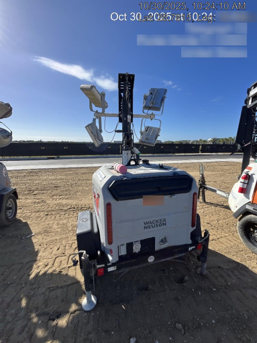 2019 Wacker Neuson LTV6L-MH Wacker Neuson LTV6L Mobile Light Tower w/Fuel Level Sensor Installed