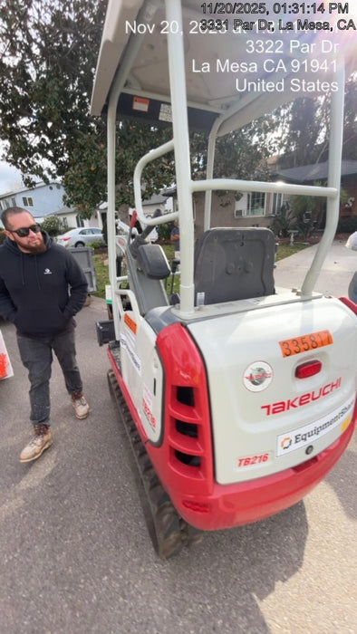 2023 TAKEUCHI TB216R