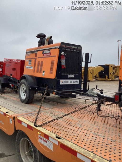 2021 Lincoln Electric Vantage 549X Ready Pak 3, ORANGE (includes trailer, cable rack, fender light kit)