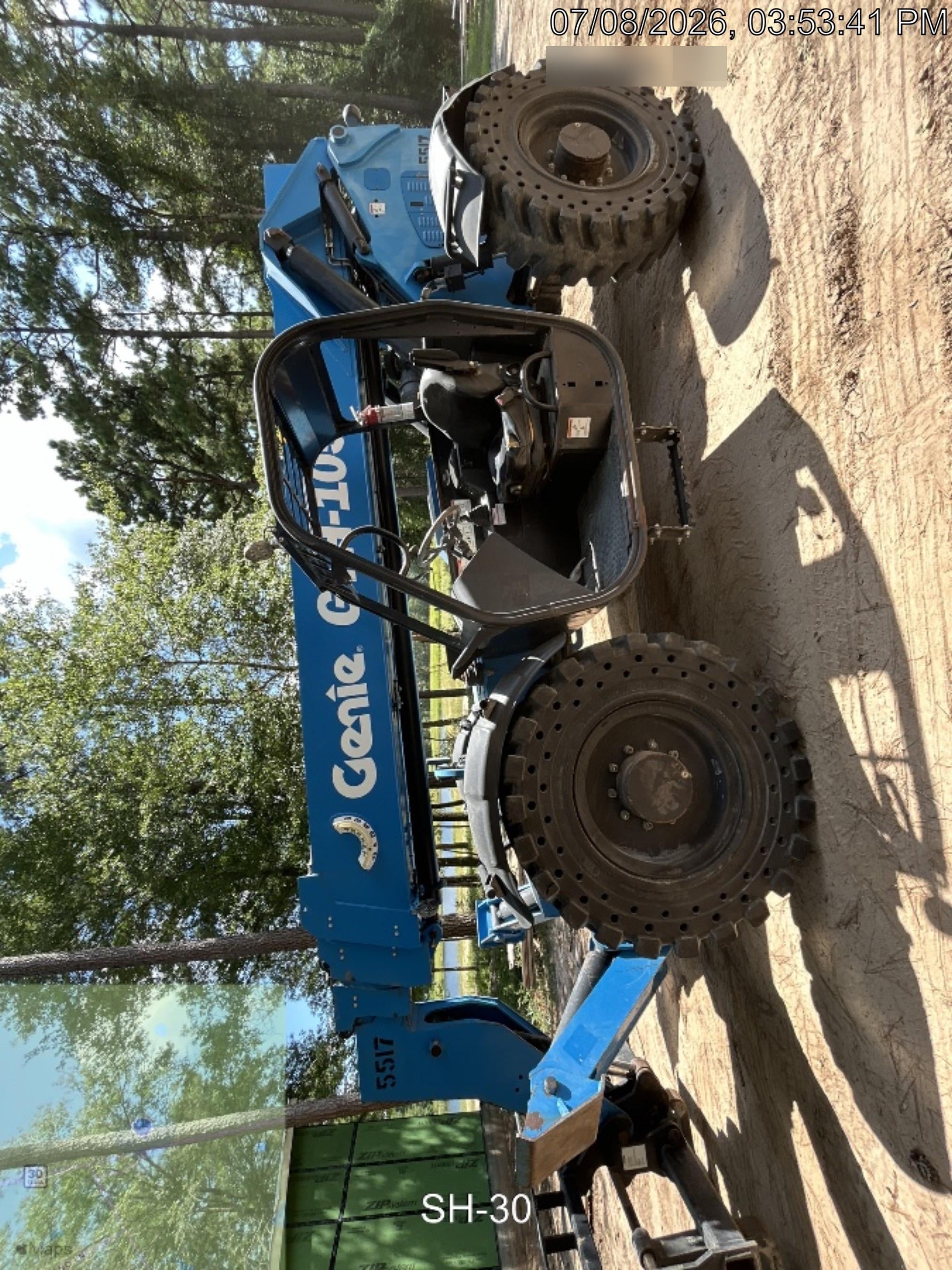 2017 Genie GTH-1056 Genie GTH1056, Solid Tires, 60" carriage, Open ROPS