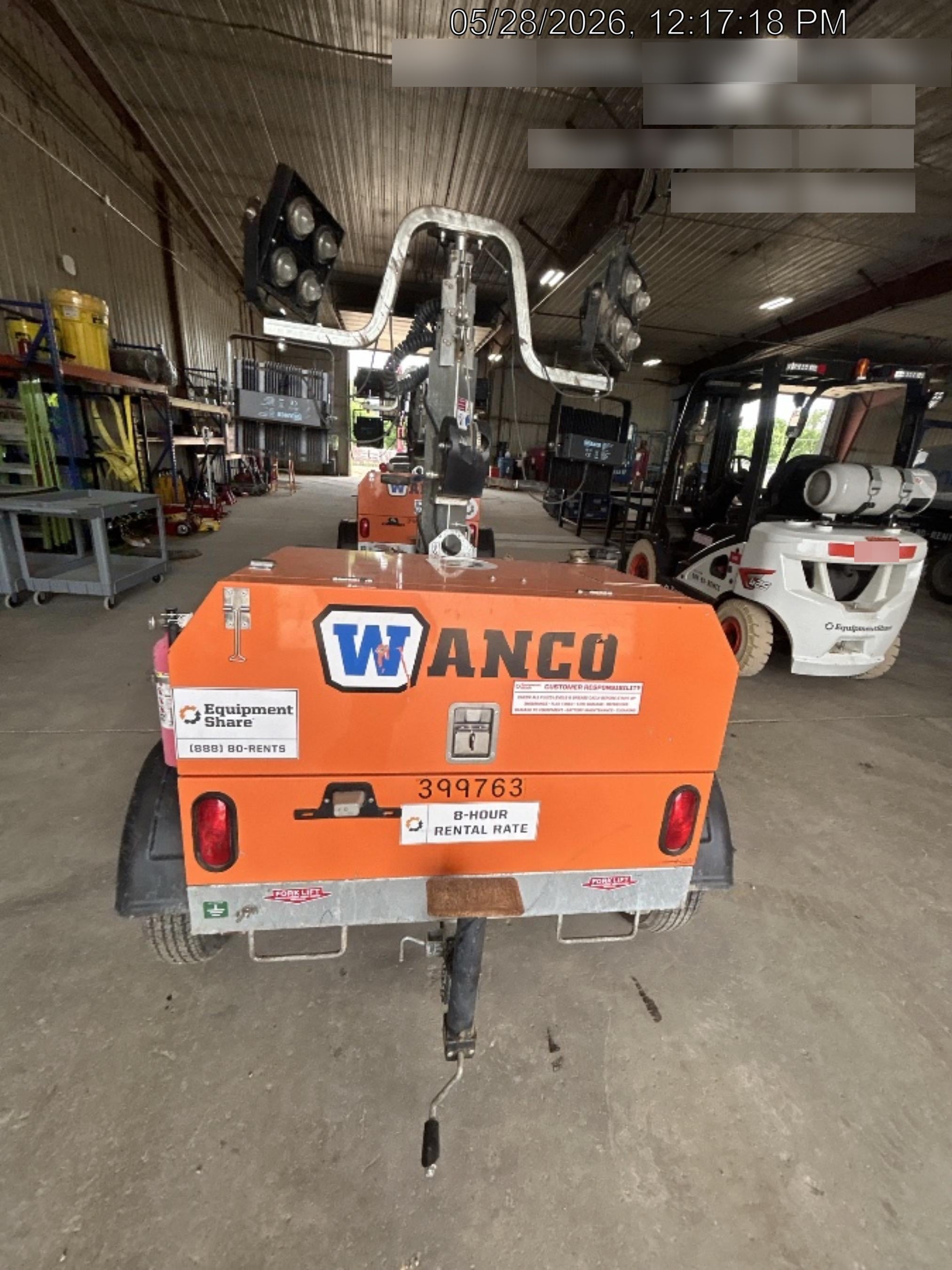 2024 Wanco WLTT-4MM4K Diesel, Deep Sea Controller, Shore Power Plug, Auto Start, (4) 350W LED Floodlights, 4kW Generator, 60 Gal Fuel Tank, 2" Ball, T3