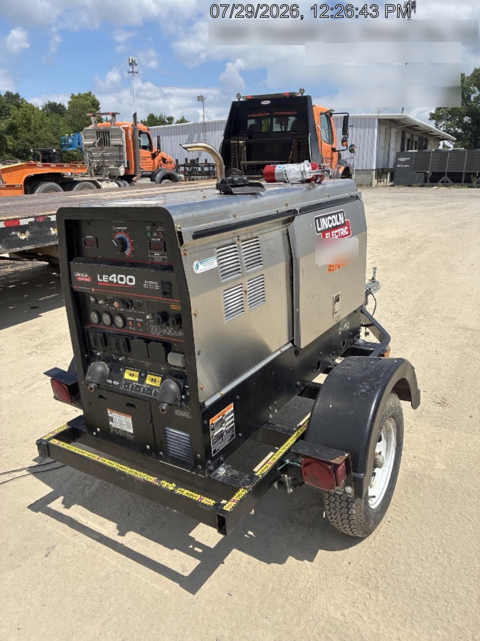 2024 Lincoln Electric LE400 Kubota V1505, Trlr, Cable Rack, Light Kit, ES Decals, T3