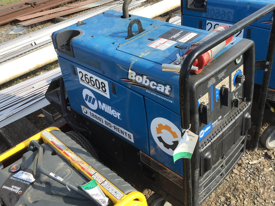 2019 Miller Electric BOBCAT 250 LP/Propane, Running Gear, Tank Bracket, Hose