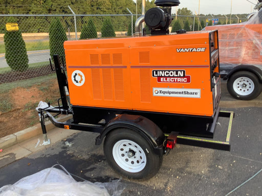 2021 Lincoln Electric Vantage 549X Ready Pak 3, ORANGE (includes trailer, cable rack, fender light kit)