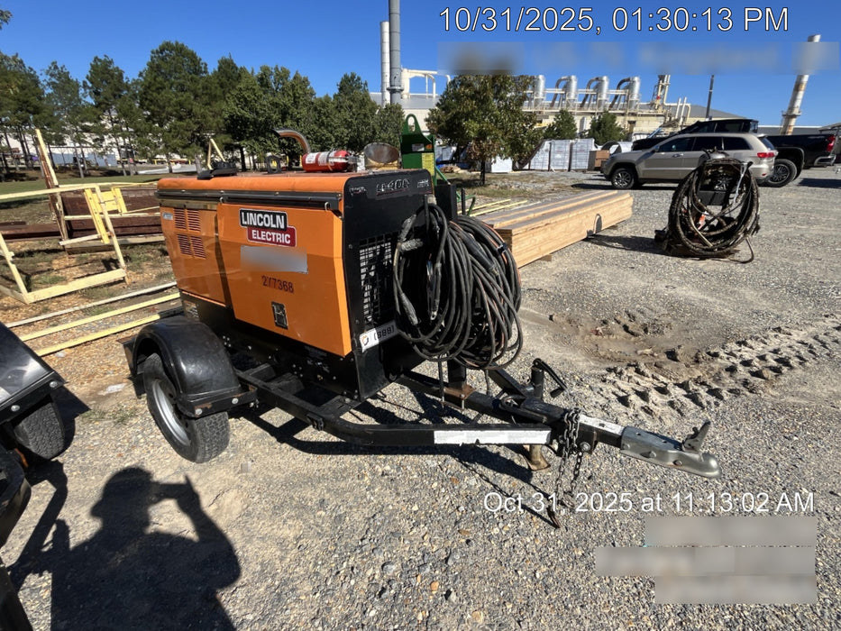 2022 Lincoln Electric LE400 Kubota V1505, Trlr, Cable Rack, Light Kit, ES Decals, T3