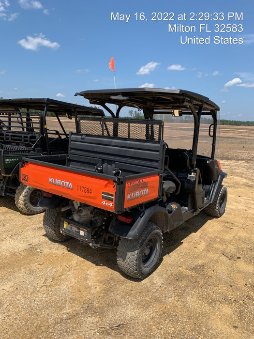 2020 Kubota RTV-X1140W-H 4WD, LED Strobe, Windshield Acrylic Clear, Plastic Canopy, Wire Harness Kit, Backup Alarm