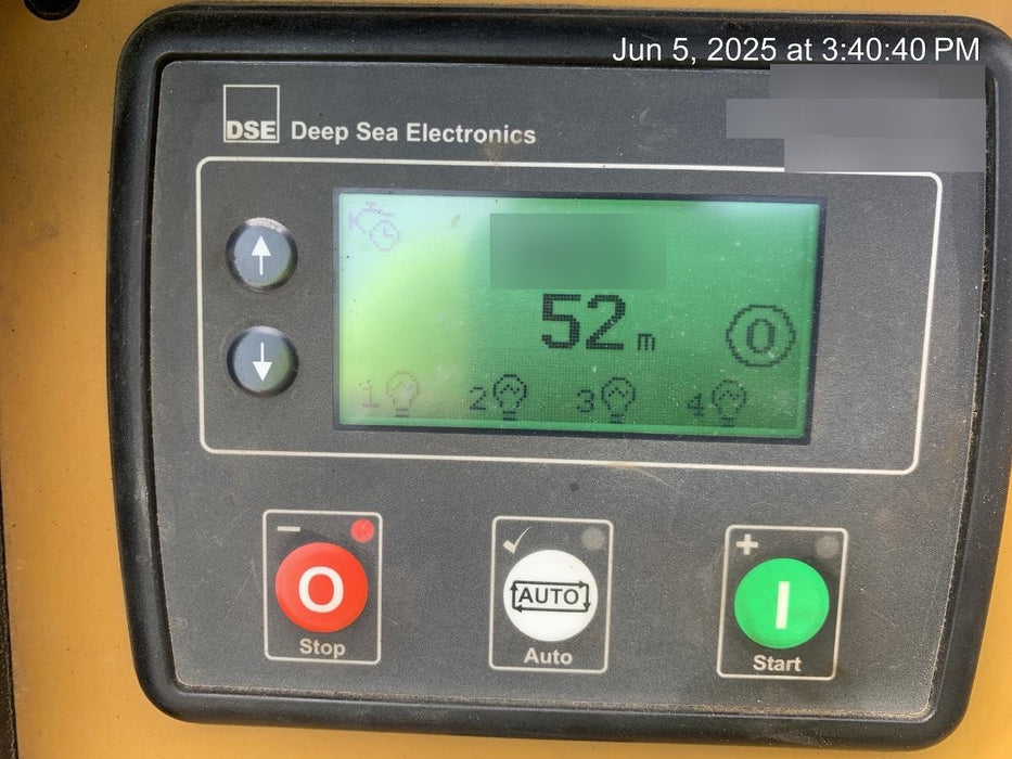 2022 Allmand NLV3GR (4) LED Light Fixture 350W, 23' Vertical Mast, 3kW Prime, Towable, Deep Sea L401, Leveling Jacks, Yanmar T4F 5.8hp