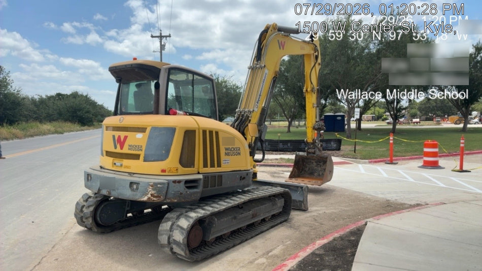 2018 Wacker Neuson ET90 ET90 18K Excavator, Cab, Hydraulic Thumb , Bucket 36, 24", 12"
