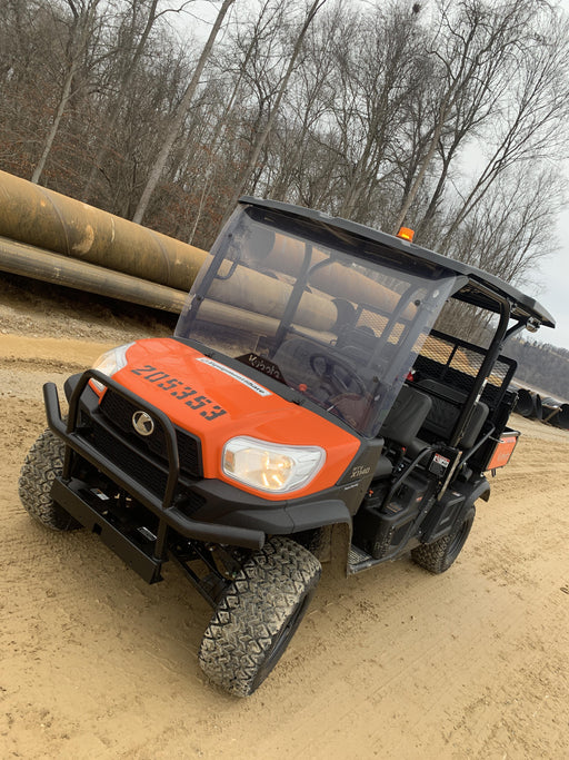 2022 Kubota RTV-X1140W-H Plastic Canopy, Windshield Acrylic Clear, LED Strobe Light, Wire Harness Kit, Back up Alarm