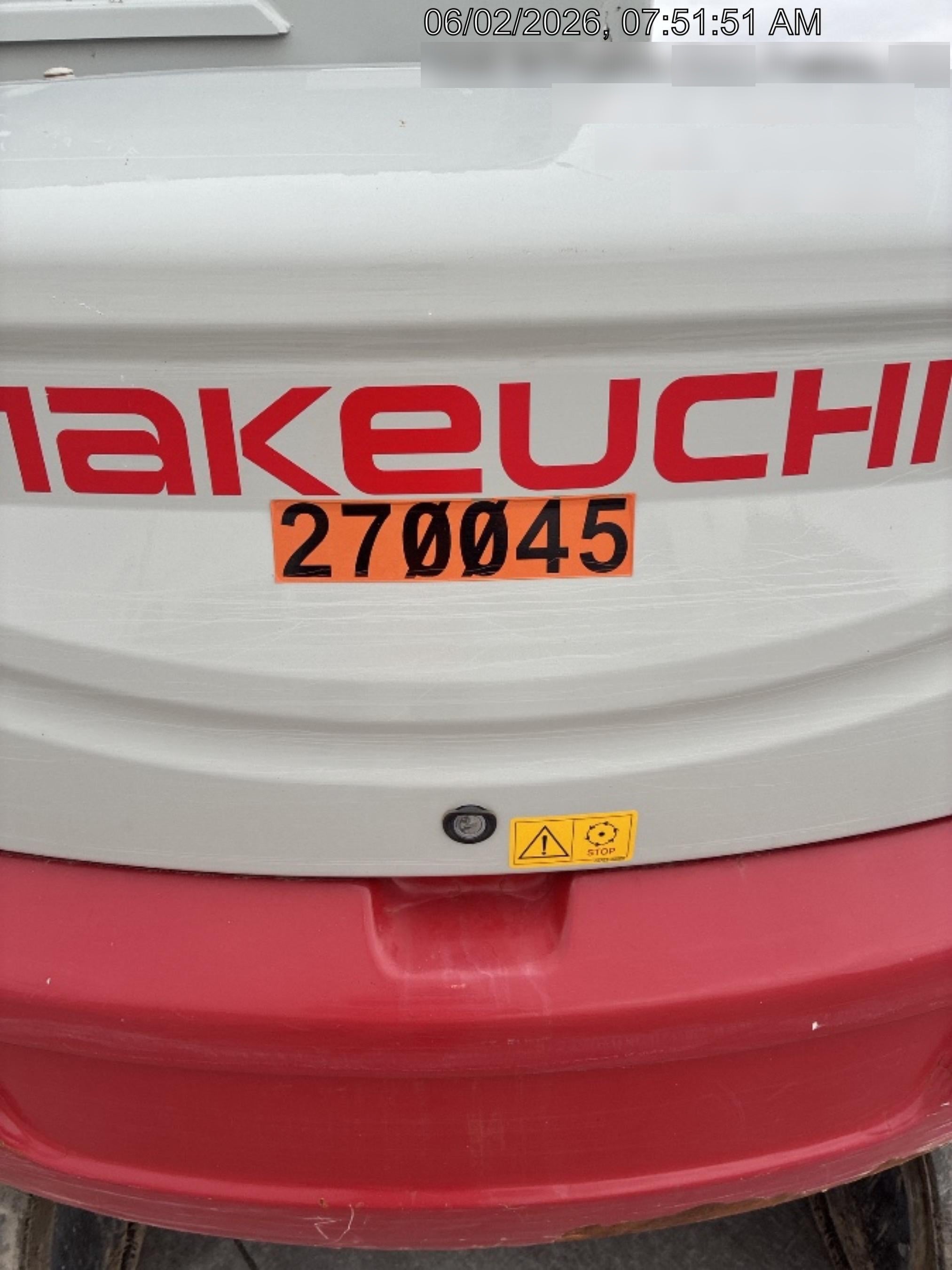 2022 TAKEUCHI TB250-2CR