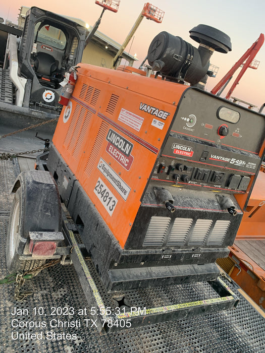 2022 Lincoln Electric Vantage 549X Crosslink Technology, Trailer Mounted, ES Decals, T3