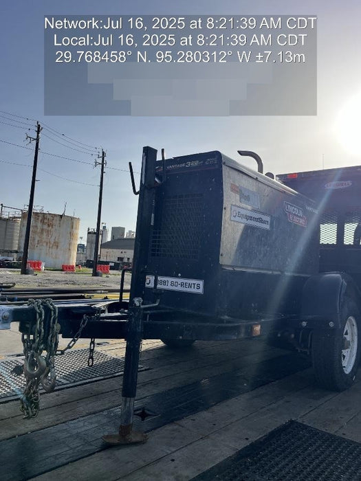 2019 Lincoln Electric Vantage 322 Lincoln Vantage 322 Welder w/Trailer, Light Kit, Cable Rack