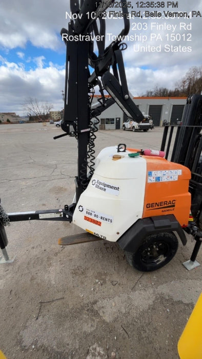 2023 Generac MLT2 Diesel, Flex Switch 120V Input, Powerzone Controller, (4) 320W LED Lights, 4kW Generator, 39.9 Gal Fuel Tank, 2" Ball, T3