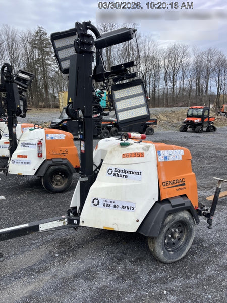 2023 Generac MLT2 Diesel, Flex Switch 120V Input, Powerzone Controller, 
(4) 320W LED Lights, 4kW Generator, 39.9 Gal Fuel Tank, 2" Ball, T3