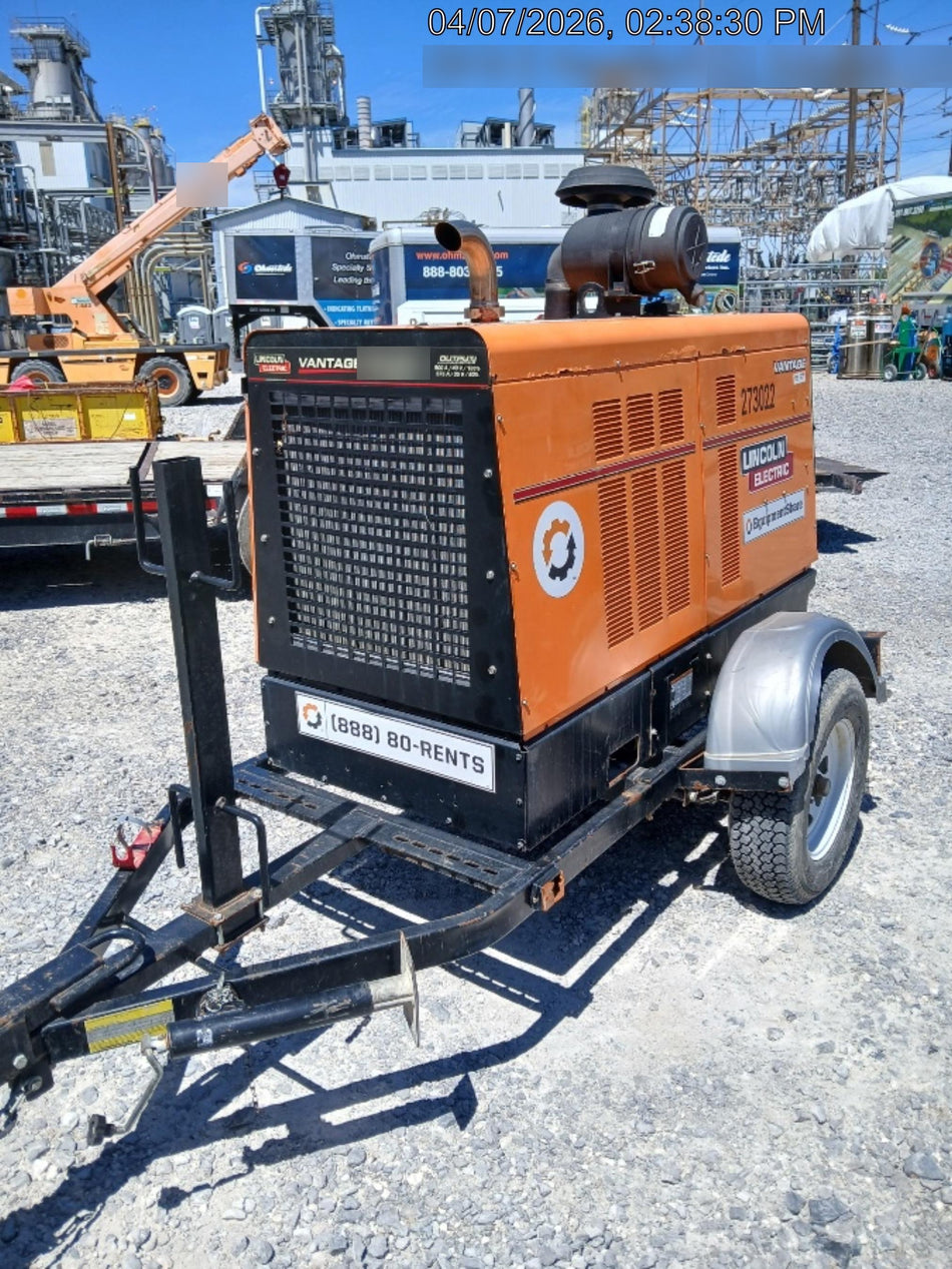 2022 Lincoln Electric Vantage 549X Crosslink Technology, Trailer Mounted, ES Decals, T3