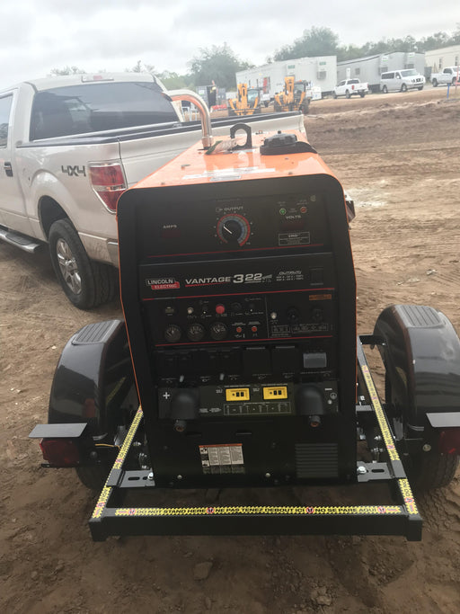 2021 Lincoln Electric Vantage 322 Vantage 322 Ready Pak 3 w/ Decals, ORANGE (includes trailer, cable rack, fender light kit) NO Telematics