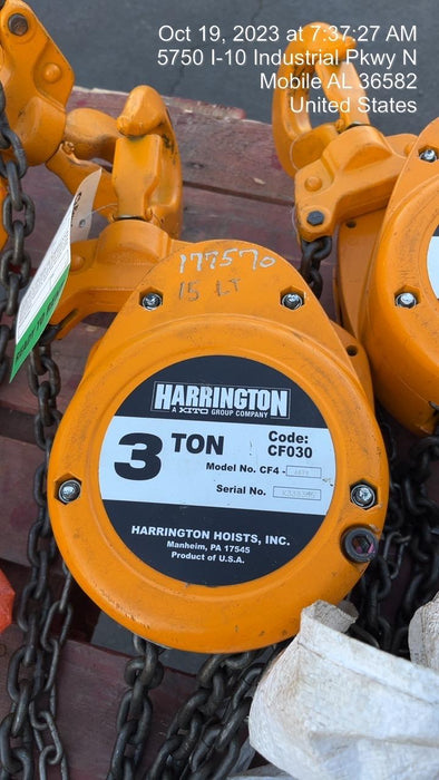 2021 HARRINGTON CF030-15