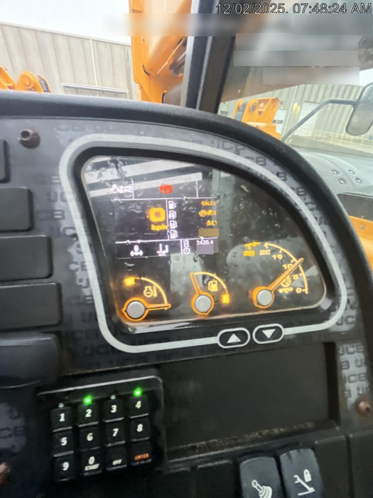 2019 JCB 510-56 Canopy, 74 HP, Solid Tires, STD Worklight, Beacon, Aux Hydraulics, Lifting Eye, Back up Alarm w/66" Carriage/60" Forks