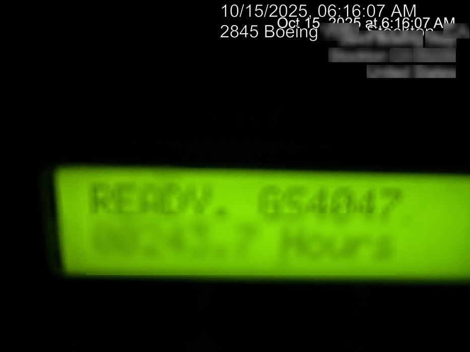 2019 Genie GS-4047 Folding rails with half height swing gate, 800W Inverter