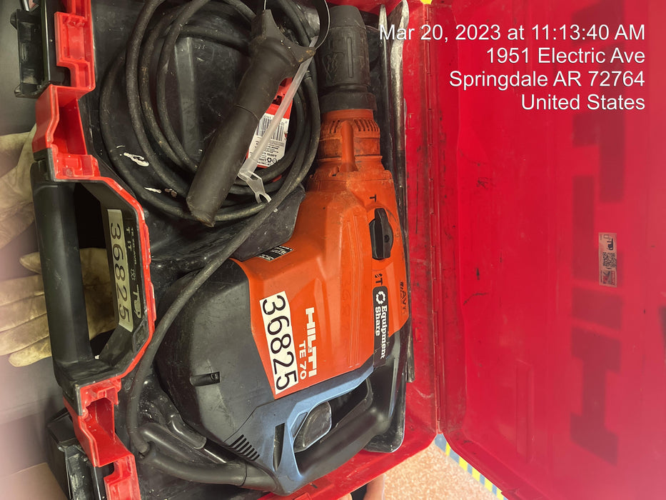 2019 HILTI TE 70-AVR