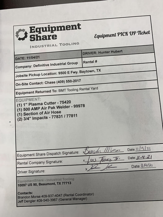 2020 LINCOLN ELECTRIC TOMAHAWK 1000