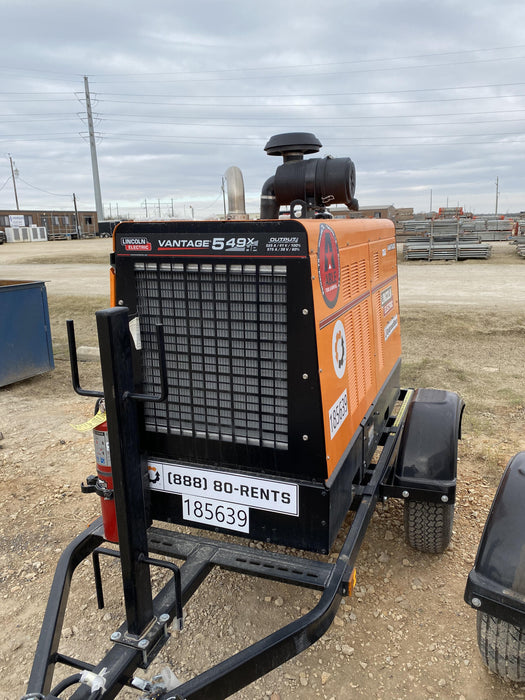 2021 Lincoln Electric Vantage 549X Ready Pak 3, ORANGE (includes trailer, cable rack, fender light kit)