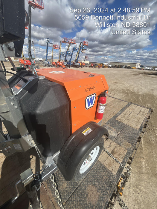 2024 Wanco WLTT-4MM4K Diesel, Deep Sea Controller, Shore Power Plug, Auto Start, (4) 350W LED Floodlights, 4kW Generator, 60 Gal Fuel Tank, 2" Ball, T3