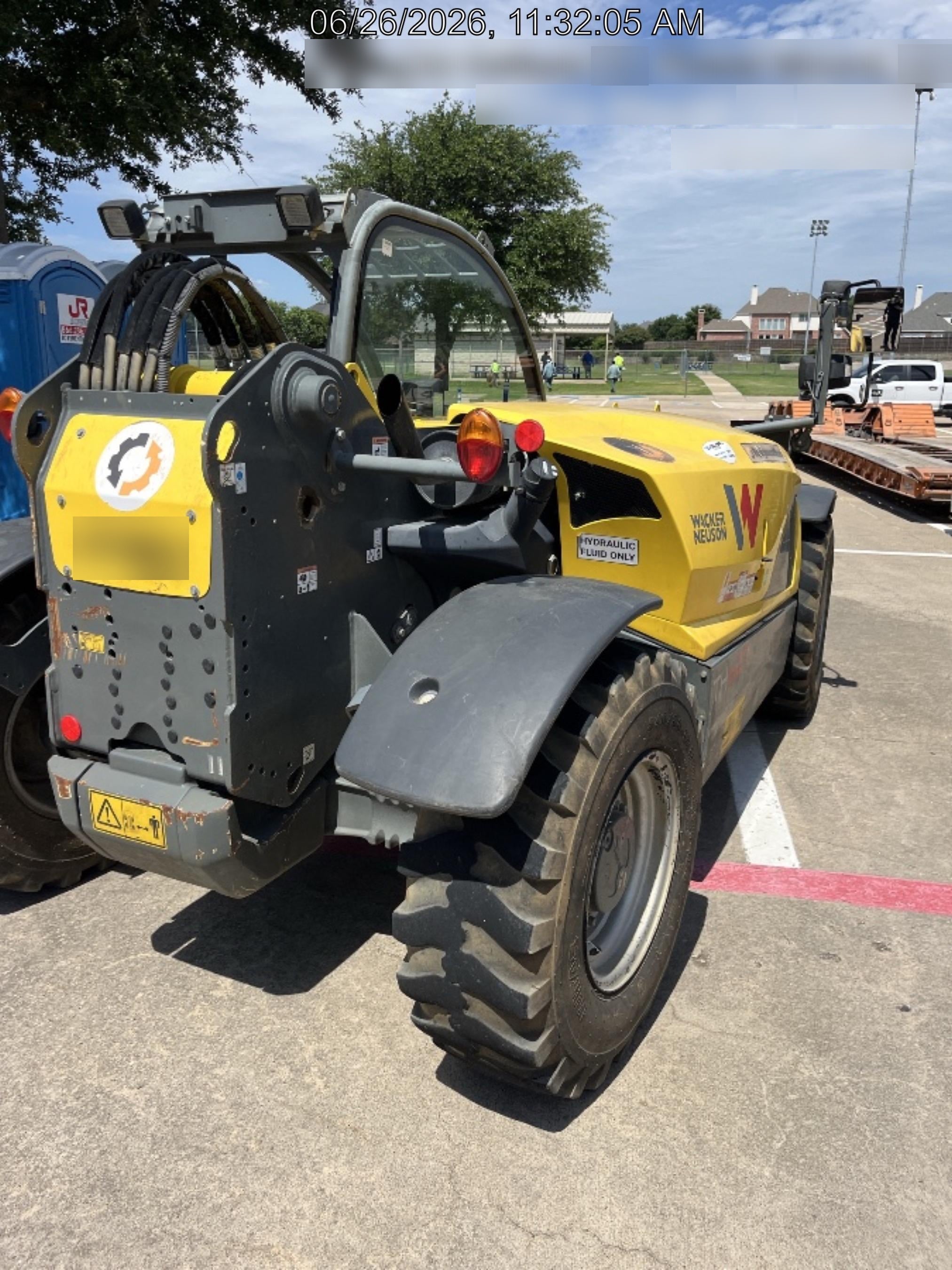 2019 WACKER NEUSON TH627