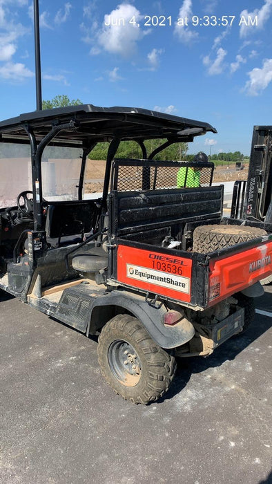 2020 Kubota RTV-X1140W-H 4WD utility cart -LED strobe -Windshield tempered glass -Plastic canopy -Wire harness kit -Backup alarm