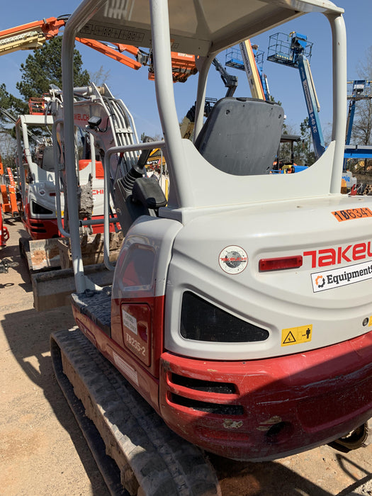 2020 Takeuchi TB235-2R Canopy, Rubber Tracks, Manual TAG QC