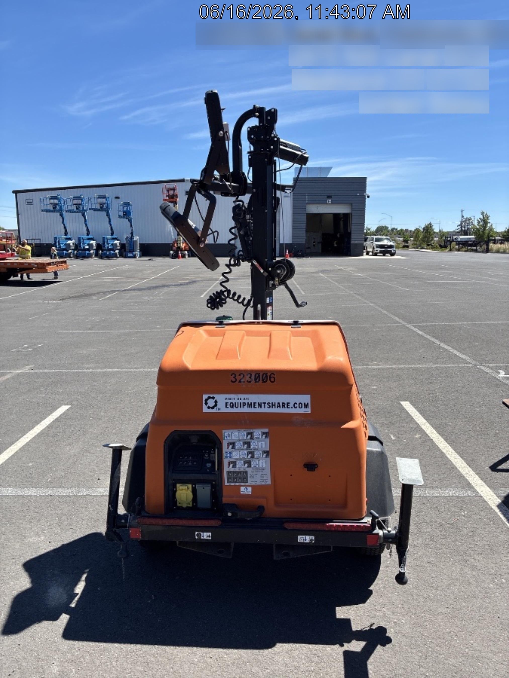 2023 Generac MLT2 Diesel, Flex Switch 120V Input, Powerzone Controller, (4) 320W LED Lights, 4kW Generator, 39.9 Gal Fuel Tank, 2" Ball, T3