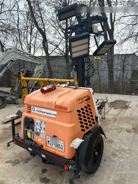 2023 Generac MLT2 Diesel, Flex Switch 120V Input, Powerzone Controller, 
(4) 320W LED Lights, 4kW Generator, 39.9 Gal Fuel Tank, 2" Ball, T3