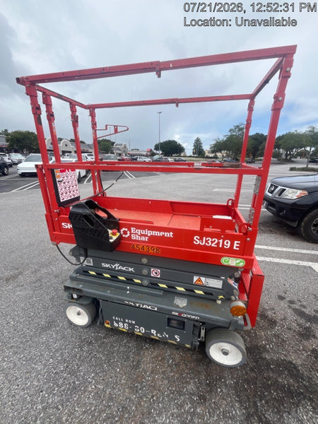2024 Skyjack SJ3219 Electric Drive, Sld NM Tires, DBcns, RFRails, Power to Platform, T3 + Access Control