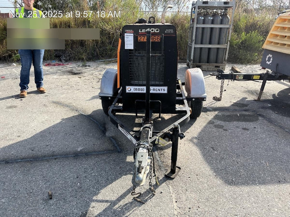 2022 Lincoln Electric LE400 Kubota V1505, Trlr, Cable Rack, Light Kit, ES Decals, T3