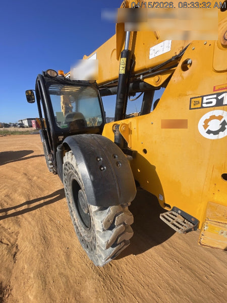 2020 JCB 510-56 Canopy, Solid Tires, Work Lights, Beacon, Aux Hydraulics, Back up Alarm, Lifting Eye, ES Decals