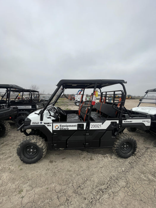 2022 Kawasaki Mule PRO-DXT Standard Options, Backup Alarm, Beacon, Plastic Hard Top, Poly Windshield, Horn Kit