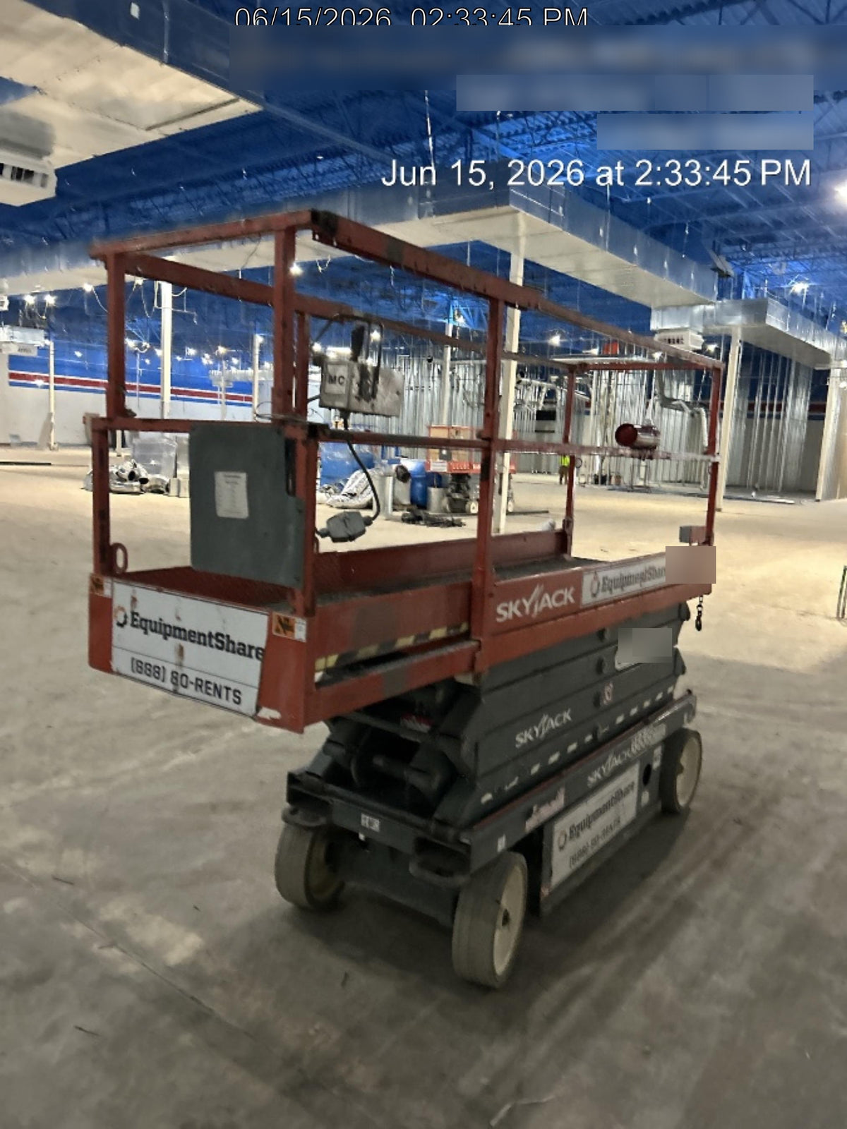2019 Skyjack SJIII-3226 Standard Options, Trojan Batteries