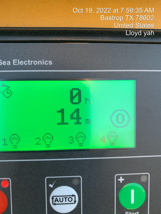 2022 Allmand NLV3GR (4) LED Light Fixture 350W, 23' Vertical Mast, 3kW Prime, Towable, ES Decals, T3