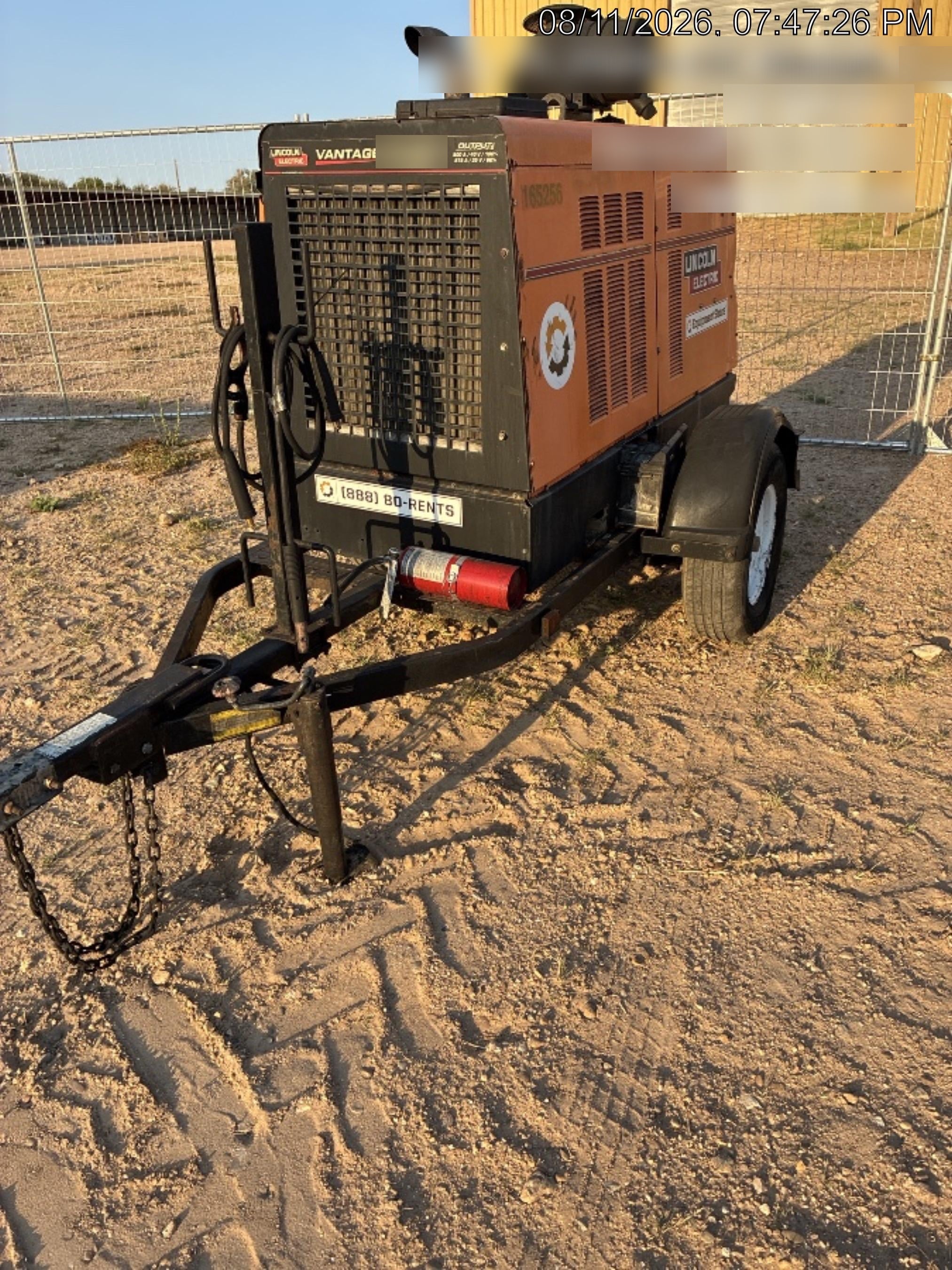 2021 Lincoln Electric Vantage 549X VANTAGE 549X READY-PAK 3 (EQUIPMENTSHARE)