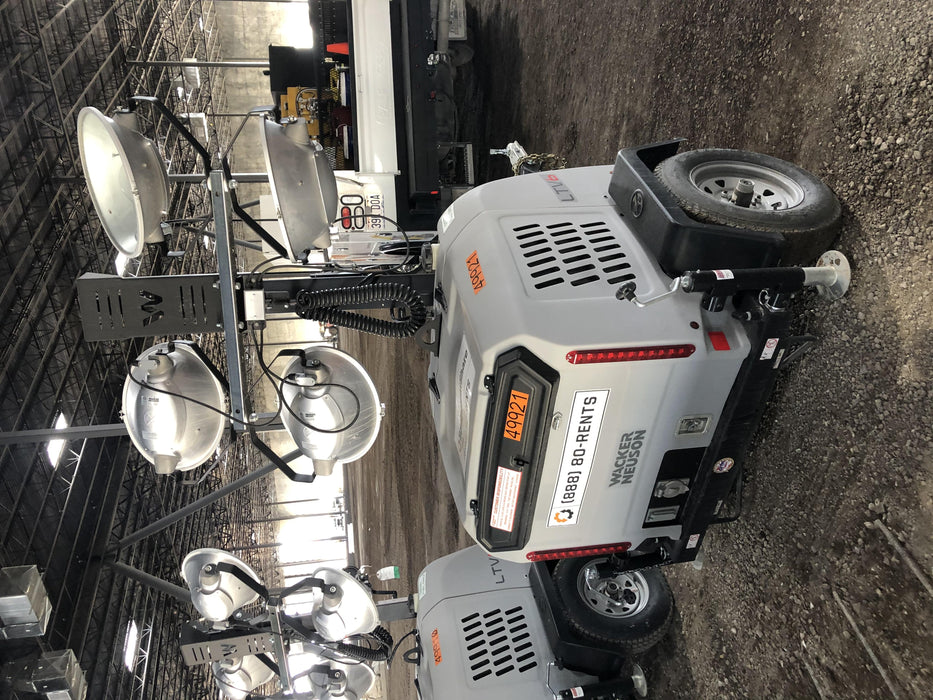 2019 Wacker Neuson LTV6L-MH Mobile Light Tower w/Fuel Level Sensor Installed