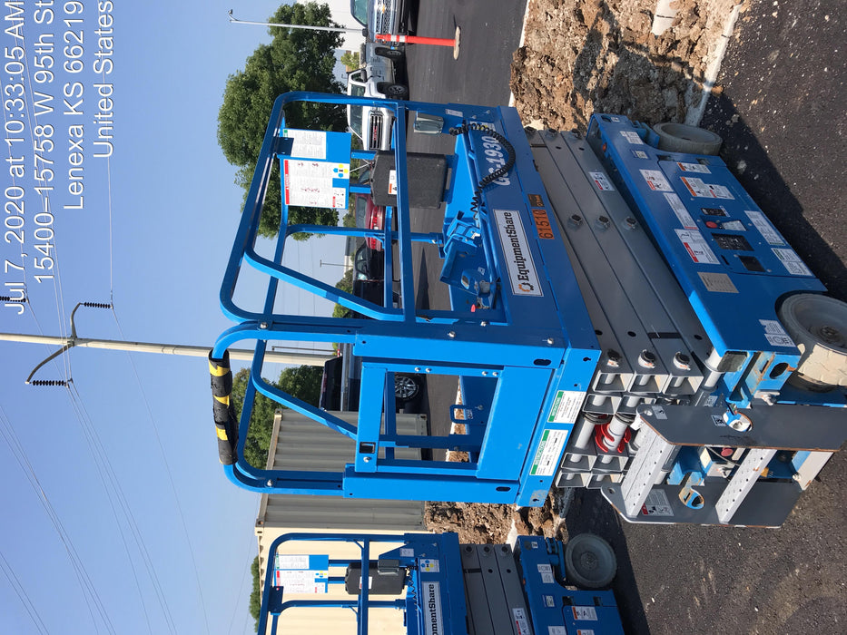 2020 Genie GS-1930 Solid Non Marking Tires, Beacon, Folding rails with half height swing gate