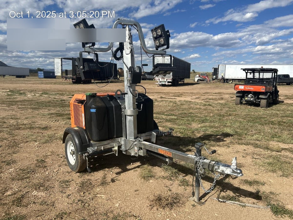 2023 Wanco WLTT-4MM4K Diesel, Deep Sea Controller, Shore Power Plug, Auto Start, (4) 350W LED Floodlights, 4kW Generator, 60 Gal Fuel Tank, 2" Ball, T3