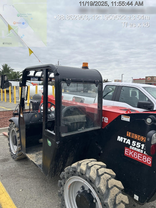 2020 Manitou MTA5519 Canopy, Solid Tires, Work Lights, Beacon, Aux Hydraulics, Back up Alarm, Mirrors, ES Keypad
