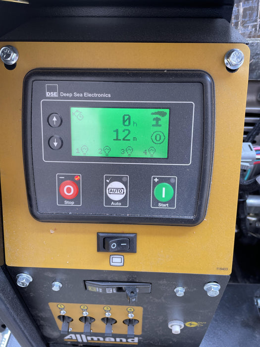 2022 Allmand NLV3GR (4) LED Light Fixture 350W, 23' Vertical Mast, 3kW Prime, Towable, ES Decals, T3