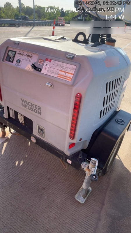 2019 Wacker Neuson LTV6L-MH Wacker Neuson LTV6L Mobile Light Tower w/Fuel Level Sensor Installed
