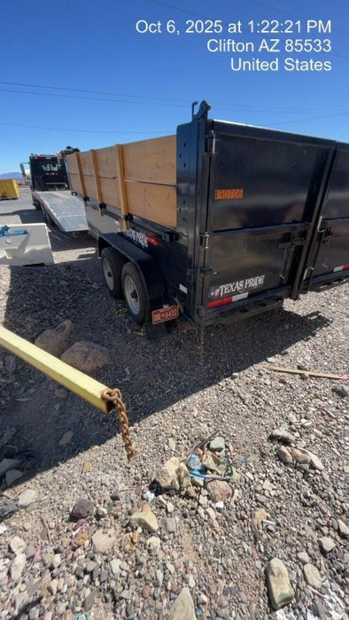 2025 TEXAS PRIDE TRAILERS DT714416KBP